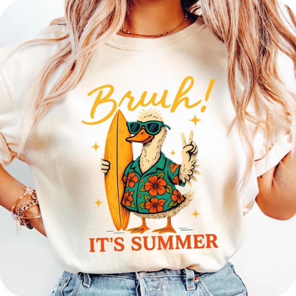 Funny Summer Duck T-shirt